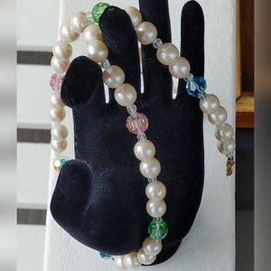 Les Bernard Faux Pearl Women's Necklace